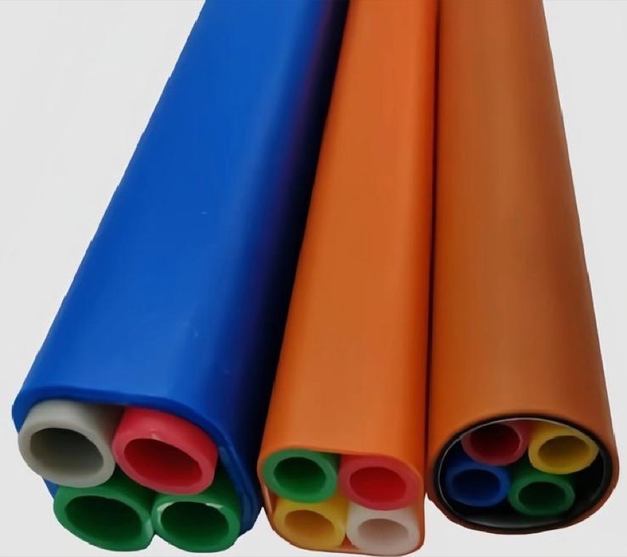 ECR glass fiber ducts in multiple colours